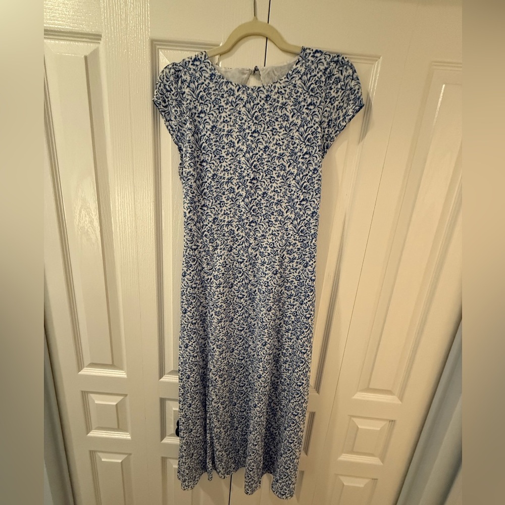 Banana Republic Blue Floral dress